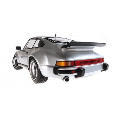 Porsche 911 Turbo 1977 Silver Green Metallic Minichamps 125066125