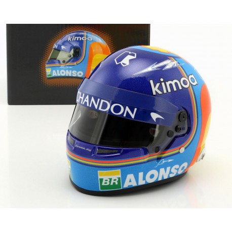 Casque 1/2 Fernando Alonso F1 2018 Bell