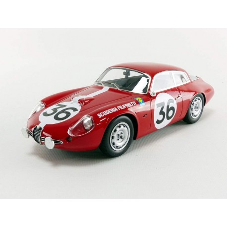Alfa Romeo Giulietta SZ Coda Tronca 36 24 Heures du Mans 1963 Tecnomodel TM1871D