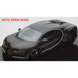 Bugatti Chiron Sport Grey Carbon with Gris Rafale Frame Looksmart LS490D