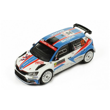 Skoda Fabia R5 32 Rallye Monte Carlo 2018 Kopecky Dresler IXO RAM664