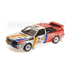 Audi Quattro A2 2 Rallye Hunsruck Rallye 1984 Demuth Lux Minichamps 155841102