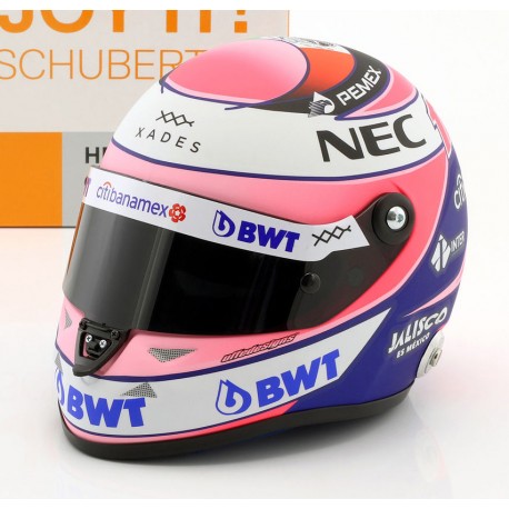 Casque 1/2 Sergio Perez F1 2018 Schuberth