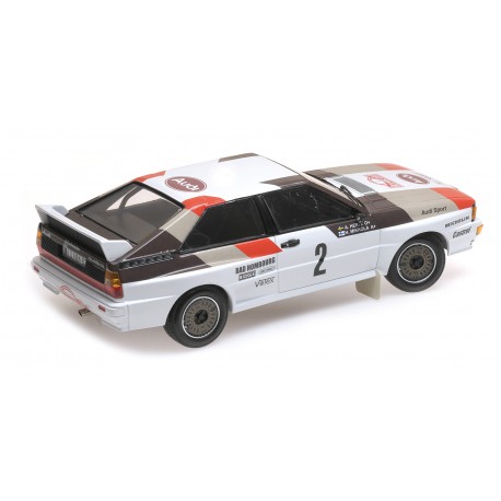 Audi Quattro A1 2 Rallye Monte Carlo 1983 Mikkola Hertz Minichamps 155831102
