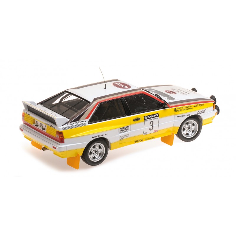 Audi Quattro A2 3 Rallye Nouvelle Zélande 1984 Blomqvist Cederberg