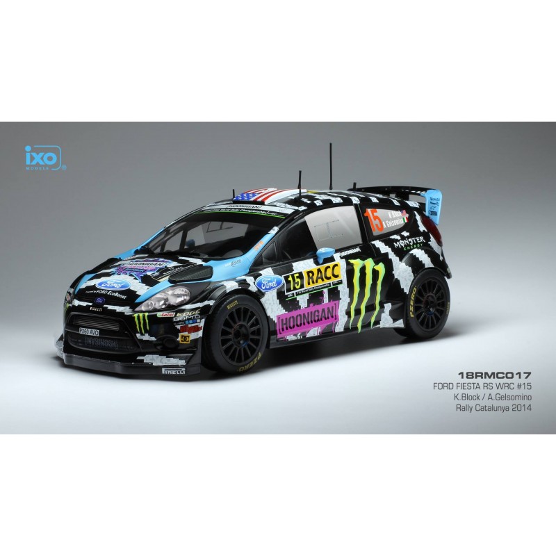 Ford Fiesta RS WRC #15 K. Block/A. Gelsomino Rally Catalunya 2014 - die