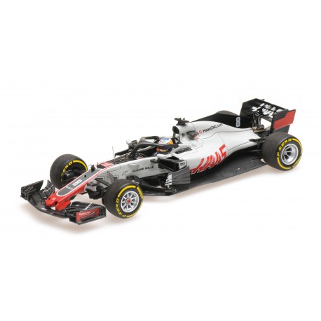 Haas Ferrari VF18 F1 2018 Romain Grosjean Minichamps 417180008