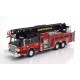 Smeal 105 Aerial Ladder US Firetruck Huntersville 2014 IXO TRF012