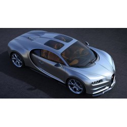 Bugatti Chiron Skyview Argent 2018 Looksmart LS494B