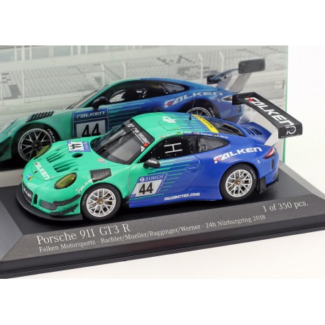Porsche 991 GT3 R 44 24 Heures du Nurburgring 2018 Minichamps 413186744