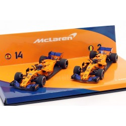 Cars Set McLaren Renault MCL33 F1 2018 Alonso Vandoorne Minichamps 447181402