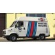 Fiat Ducato Assistenza Lancia Martini with roof rack and tyres Livery Martini 1984 IXO CLC306R