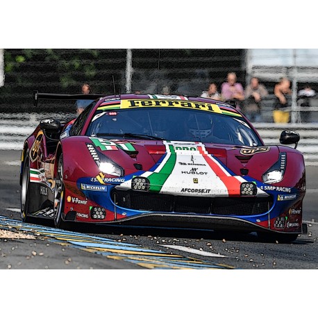 Coffret Ferrari 488 GTE EVO 51 24 Heures du Mans 2018 BBR BBRC213BOX