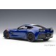 Chevrolet Corvette C7 Grand Sport Blue and White 2017 Autoart 71275
