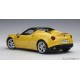 Alfa Romeo 4C Spider Yellow Autoart 70143