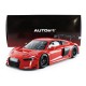 Audi R8 FIA GT GT3 Red 2016 Autoart 81601