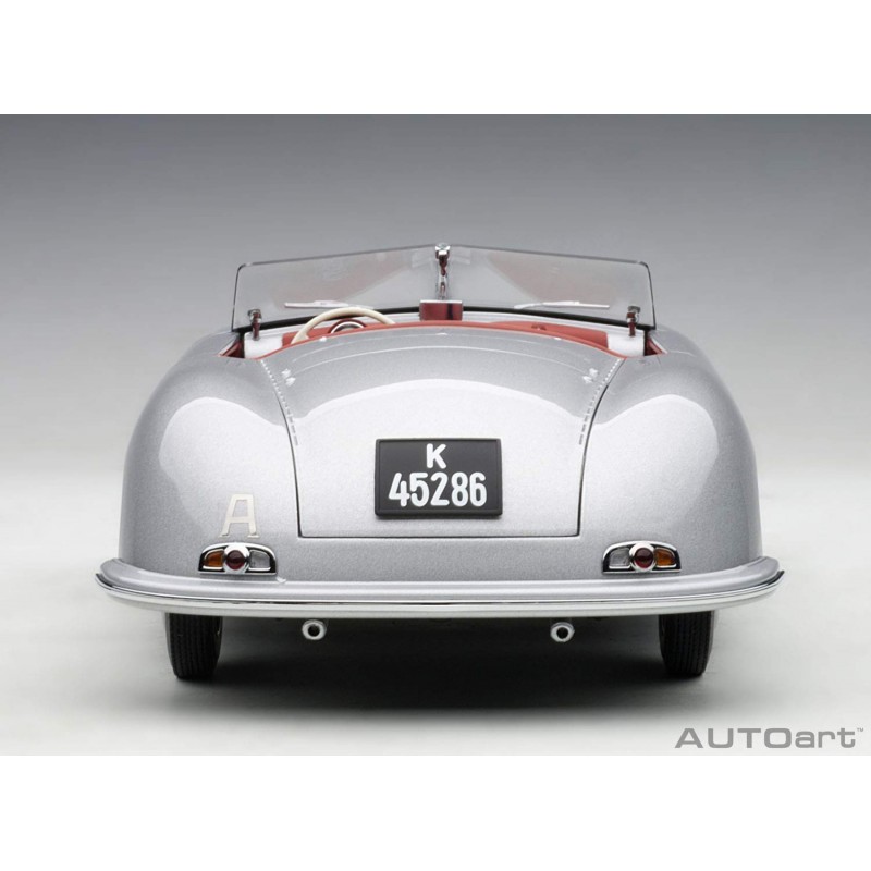 Porsche 356 Num 1 - Porsche Museum Silver 1948 Autoart 78072