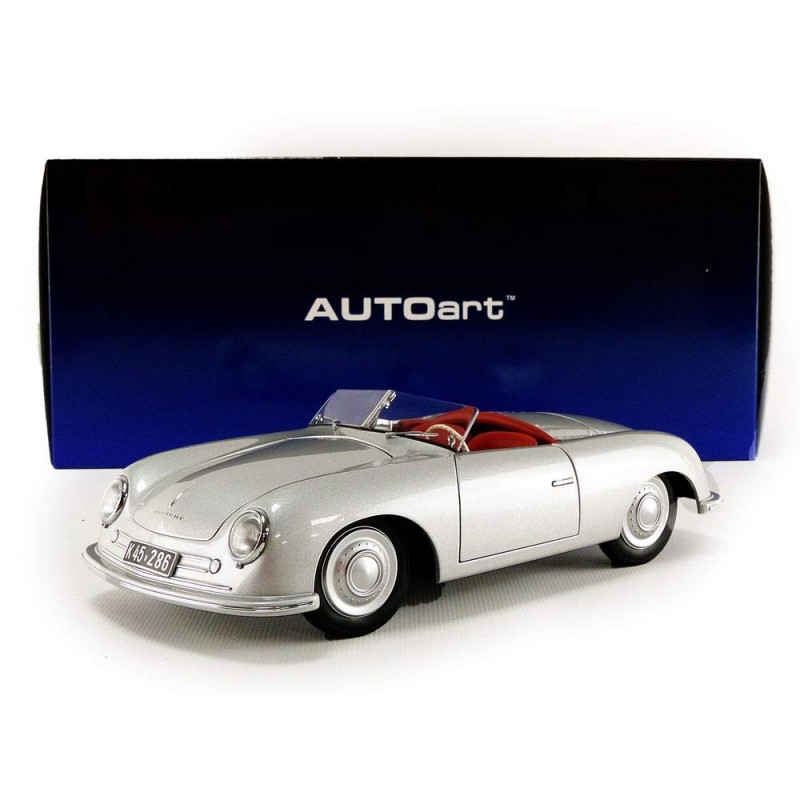 Porsche 356 Num 1 - Porsche Museum Silver 1948 Autoart 78072