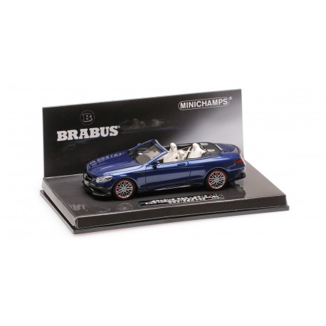 Brabus 850 AMG S63 Cabriolet 2016 Bleue Minichamps 437034231