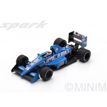 Ligier JS31 25 F1 1988 René Arnoux Spark S3968