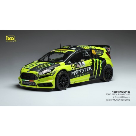 Ford Fiesta RS WRC 46 Monza Rally 2015 Valentino Rossi IXO 18RMC015