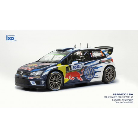 Volkswagen Polo R WRC 1 Tour de Corse 2016 Ogier Ingrassia IXO 18RMC018A