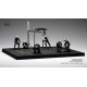 Set Pit Stop 1/43 Bleu 6 figures with Decals and accessories IXO FIG002SET