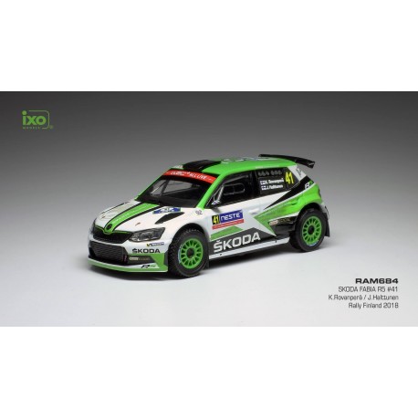 Skoda Fabia R5 41 Rallye de Finlande 2018 Rovanpera Halttunen IXO RAM684