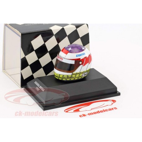 Casque Helmet 1/8 Ananda Mikola F3 Italie 1997 Minichamps 381970033