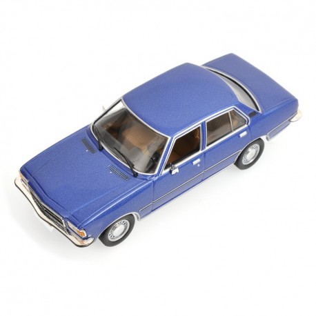 Opel Rekord D 1975 Blue Metallic Minichamps 400044002