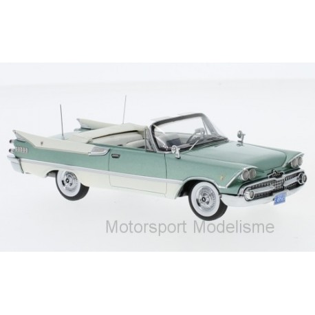 Dodge customs Royal Lancer Convertible 1959 Metallic-Turquoise and White NEO NEO49565