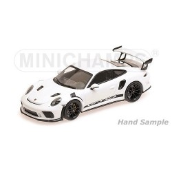 Porsche 911 991.2 GT3 RS 2019 White with Black Wheels Minichamps 155068224