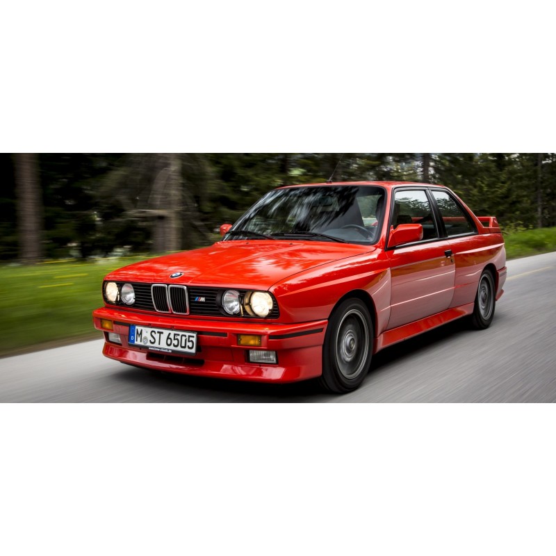 BMW M30 E30 1987 Red Maxichamps 940020300 - Miniatures Autos Motos