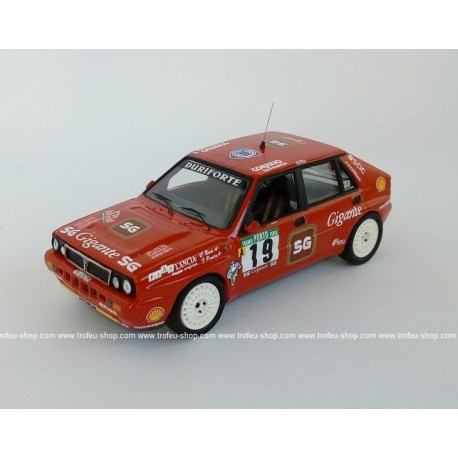 Lancia Delta Integrale 16V 19 5ème Rallye du Portugal 1990 Bica Prata Trofeu RRAL63