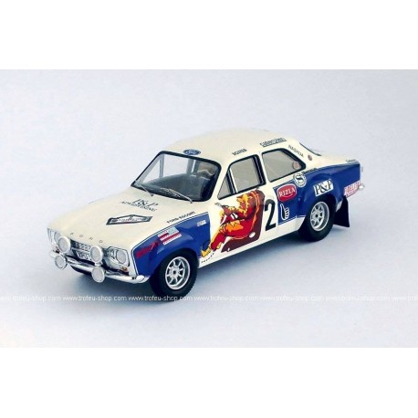 Ford Escort MKI RS 1600 2 Rallye d'Ypres 1974 Staepelaere Jimmy Trofeu TRORRBE02