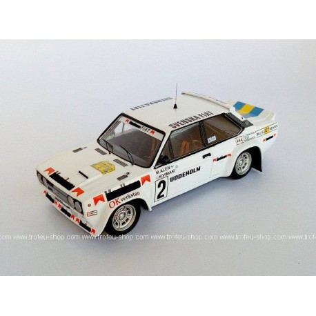 Fiat 131 Abarth 2 Rallye de Suède 1979 Alen Kivimaki Trofeu TRO1430