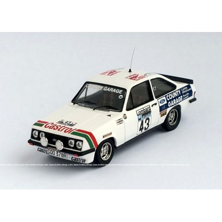Ford Escort MKII RS2000 43 RAC Rally 1977 Wilson Palmer Trofeu TRO1813