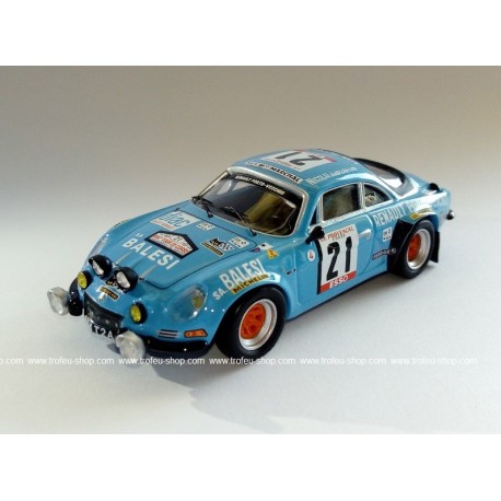Alpine Renault A110 21 9ème Tour de Corse 1978 Balesi Cirindini Trofeu T0843