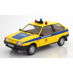 Lada Samara - Police Yellow and Blue KK Scale KKDC180216