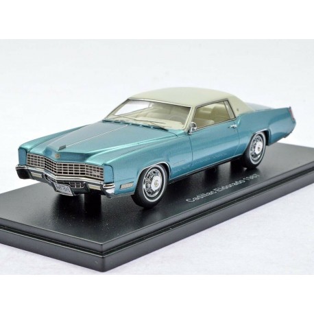 Cadillac Eldorado Coupe 1967 Metallic-Turquoise and White NEO NEO49562