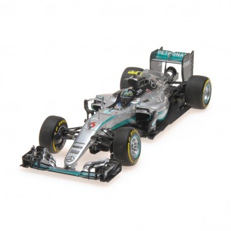 Mercedes F1 W07 Hybrid 6 F1 Abu Dhabi 2016 Nico Rosberg Minichamps 417160706