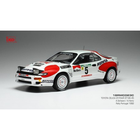 Toyota Celica GT-Four ST185 5 Rallye du Portugal 1992 Schwarz Hertz IXO 18RMC023C