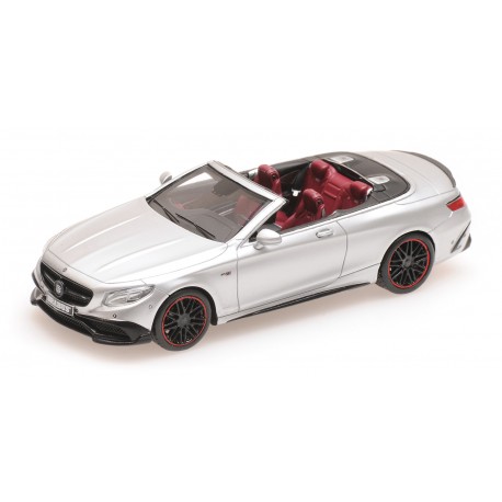 Brabus 850 Mercedes AMG S63 cabriolet 2016 Silver Minichamps 437034232