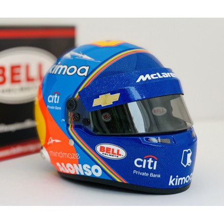 Casque 1/2 Fernando Alonso Indy 500 2019 Bell 4104364