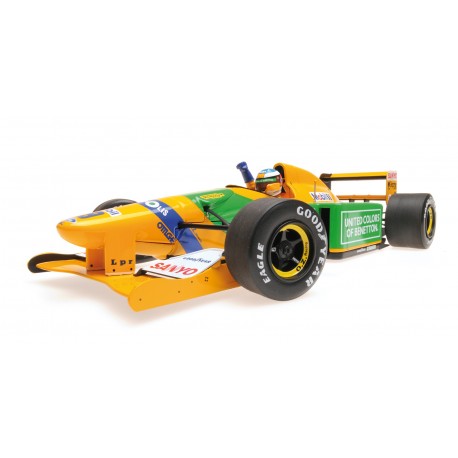 Benetton Ford B192 F1 Spa Francorchamps 1992 Michael Schumacher Minichamps 110920019