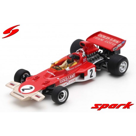 Lotus 72D 2 F1 2ème Autriche 1971 Emerson Fittipaldi Spark S7125