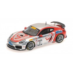 Porsche Cayman GT4 Clubsport MR 3 Pirelli World Challenge GTS 2017 Rodrigo Baptista Minichamps 437171603