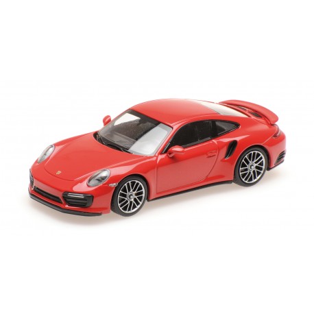 Porsche 911 Type 991/2 Turbo S 2017 Red Minichamps 410067170