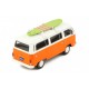 Volkswagen T2 - Bus Surfboard 1975 Orange and white IXO IXOCLC302