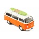 Volkswagen T2 - Bus Surfboard 1975 Orange and white IXO IXOCLC302
